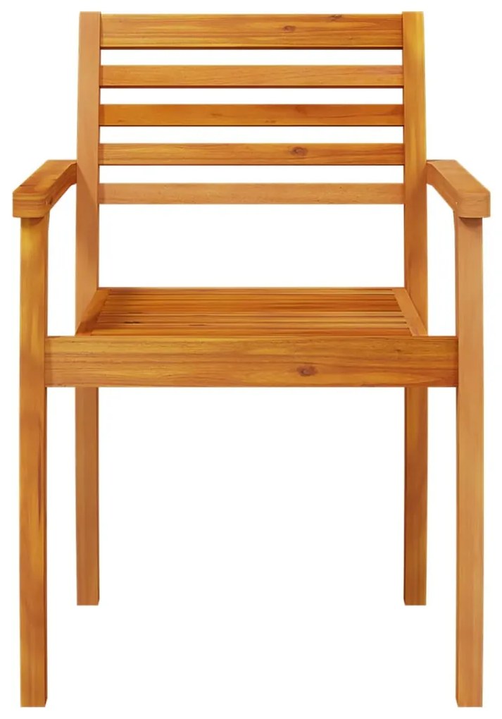 Cadeiras de jardim 4 pcs 59x55x85 cm madeira de acácia maciça