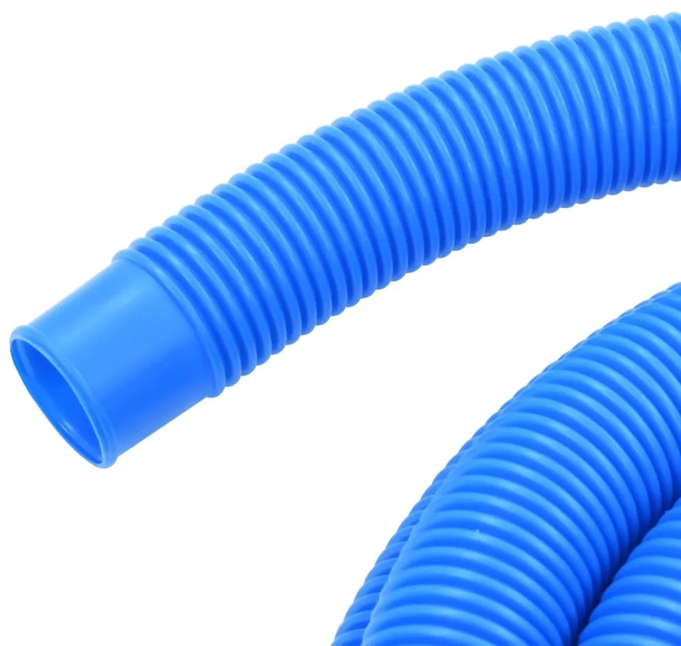 Mangueira de piscina com braçadeiras azul 38 mm 12 m
