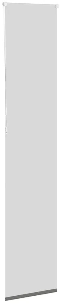 Persiana de enrolar 50x230 cm largura tecido 45,7 cm poliéster