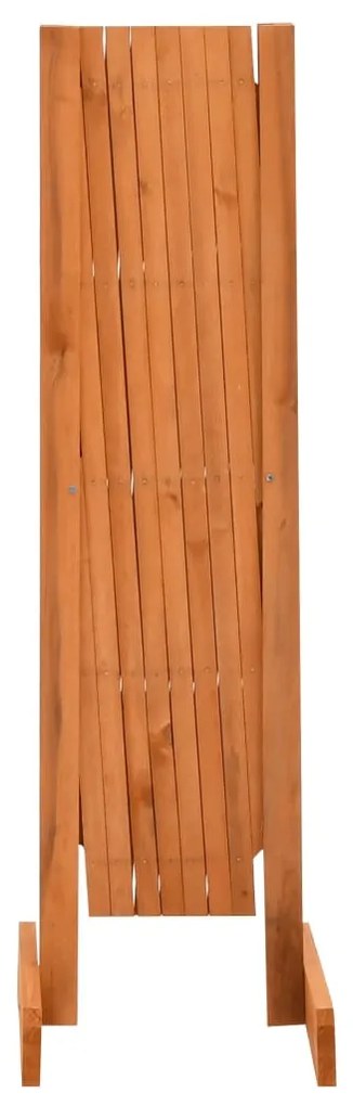 Vedação em treliça para jardim 150x80 cm abeto maciço laranja