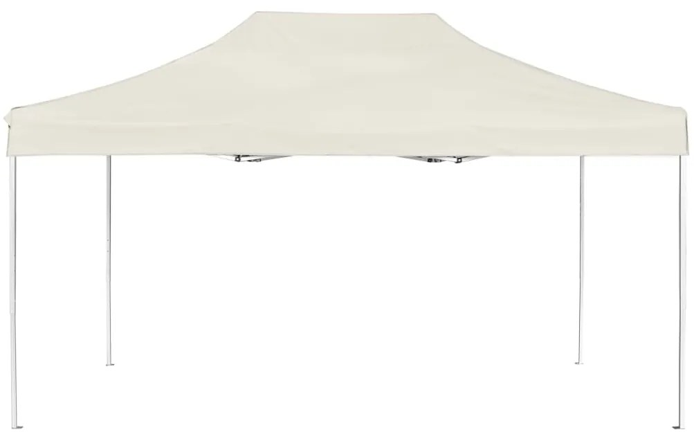 Tenda dobrável profissional para festas alumínio 4,5x3m creme