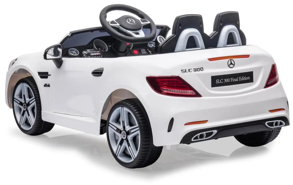 Carro elétrico infantil Mercedes-Benz SLC branco 12V