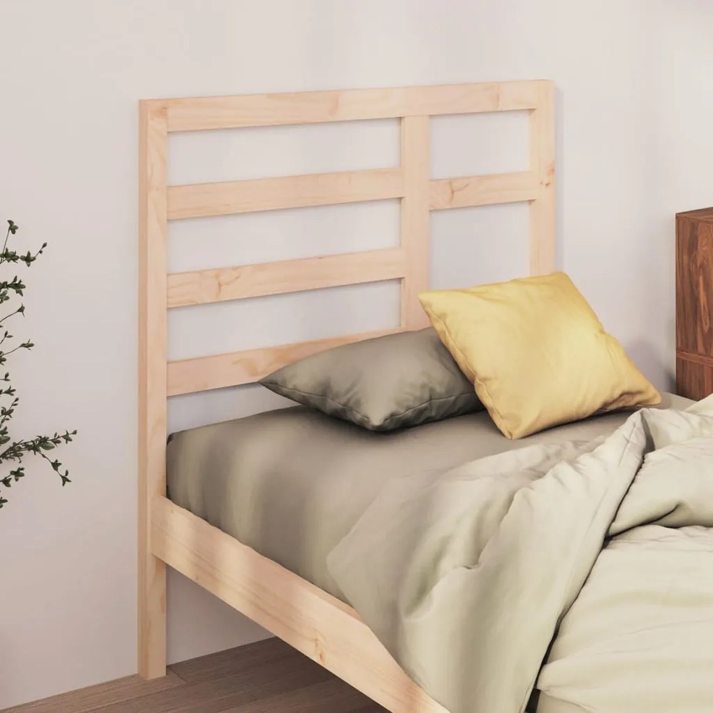 Cabeceira de cama 96x4x104 cm pinho maciço