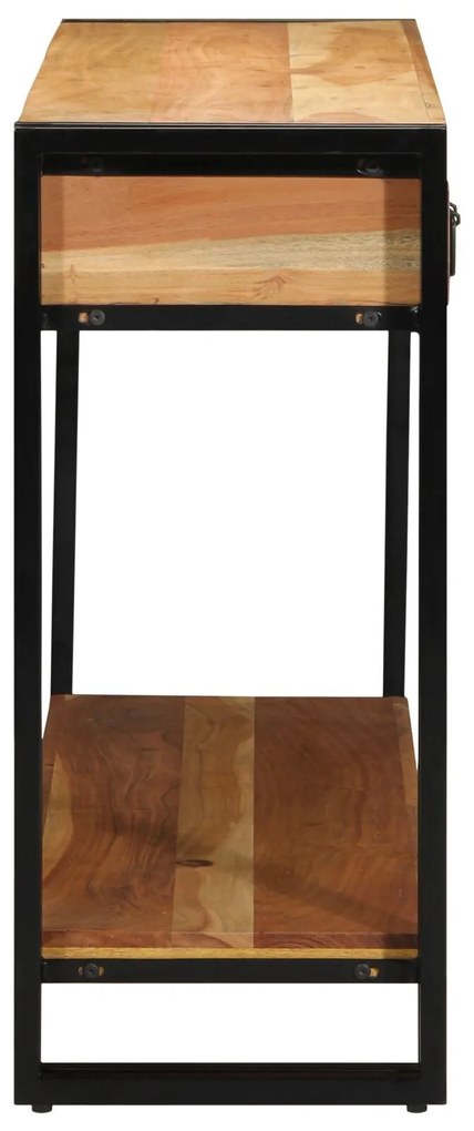 Mesa de Consola vidaXL 120x33x75 cm Madeira Sólida de Acácia