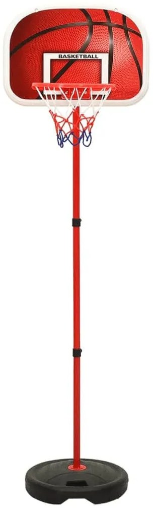 Conjunto jogo de basquetebol infantil ajustável 160 cm