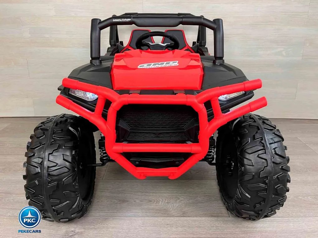 Carro eletrico crianças Buggy Dakar 24V MP4 Vermelho