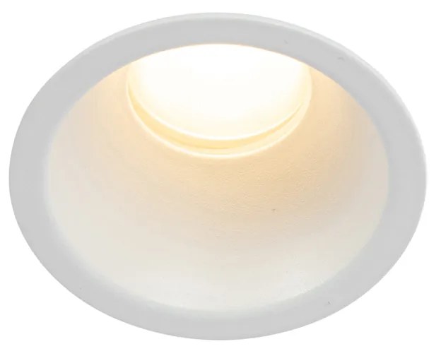 Conjunto de 6 Spots Embutidos Brancos GU10 35mm IP44 - Dept Moderno