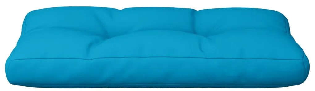 Almofadão para sofá de paletes 70x40x12 cm tecido azul-claro