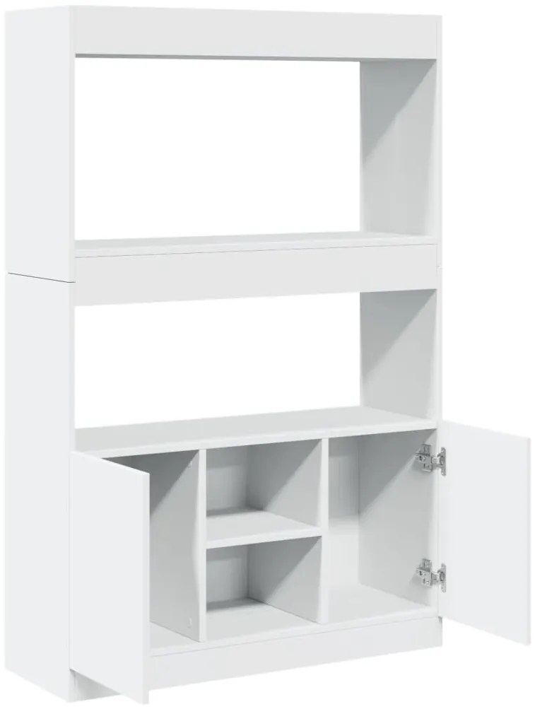 Armário alto 92x33x140 cm derivados de madeira branco