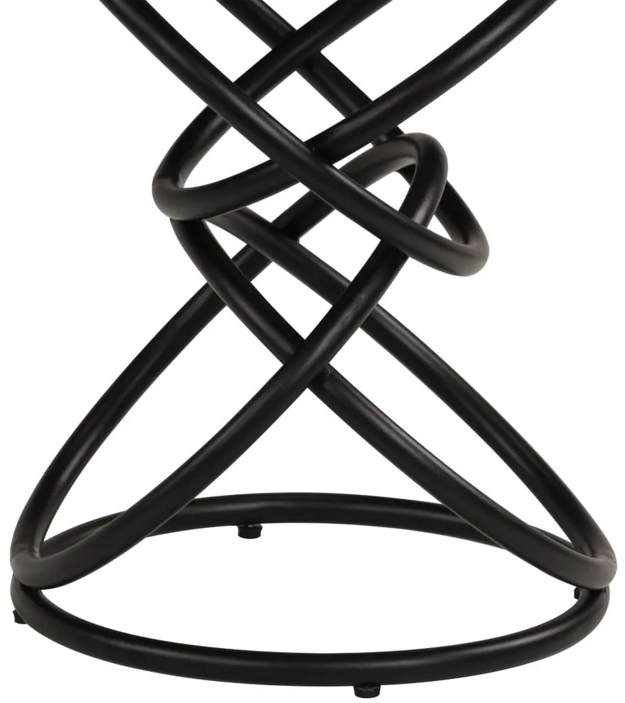 Mesa de extremidade madeira de mangueira maciça 40x50 cm