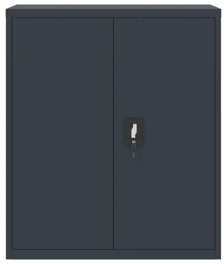 Arquivador 90x40x105 cm aço antracite