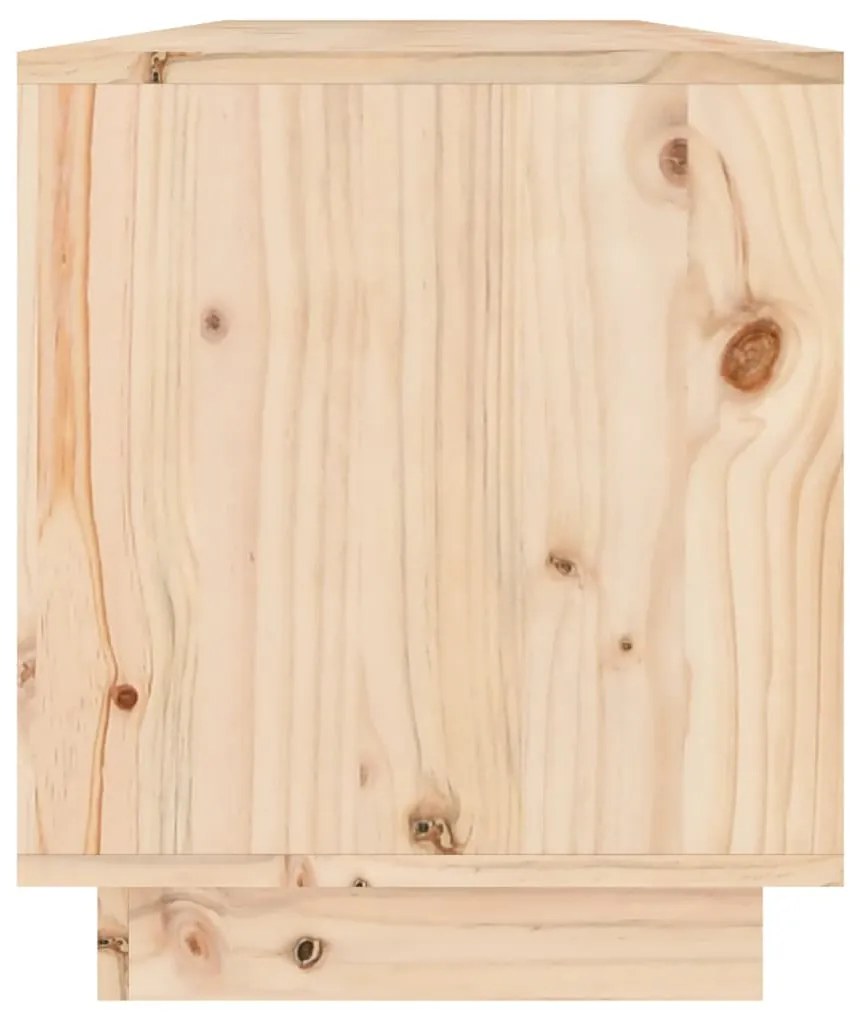 Móvel de TV 110,5x34x40 cm madeira de pinho maciça