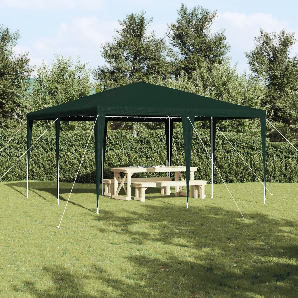 vidaXL Tenda para Festa Verde 4x4 m PE