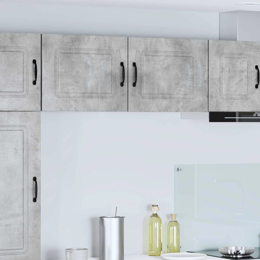 vidaXL Armário de Cozinha Kalmar 2 pcs Cinzento 50 x 31 x 40 cm