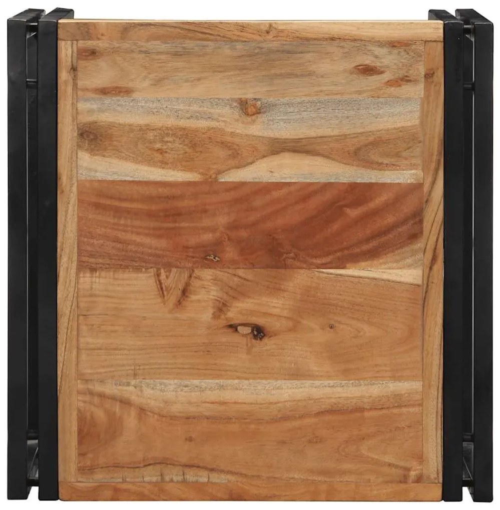 Mesa de centro 50x50x35 cm madeira de acácia maciça