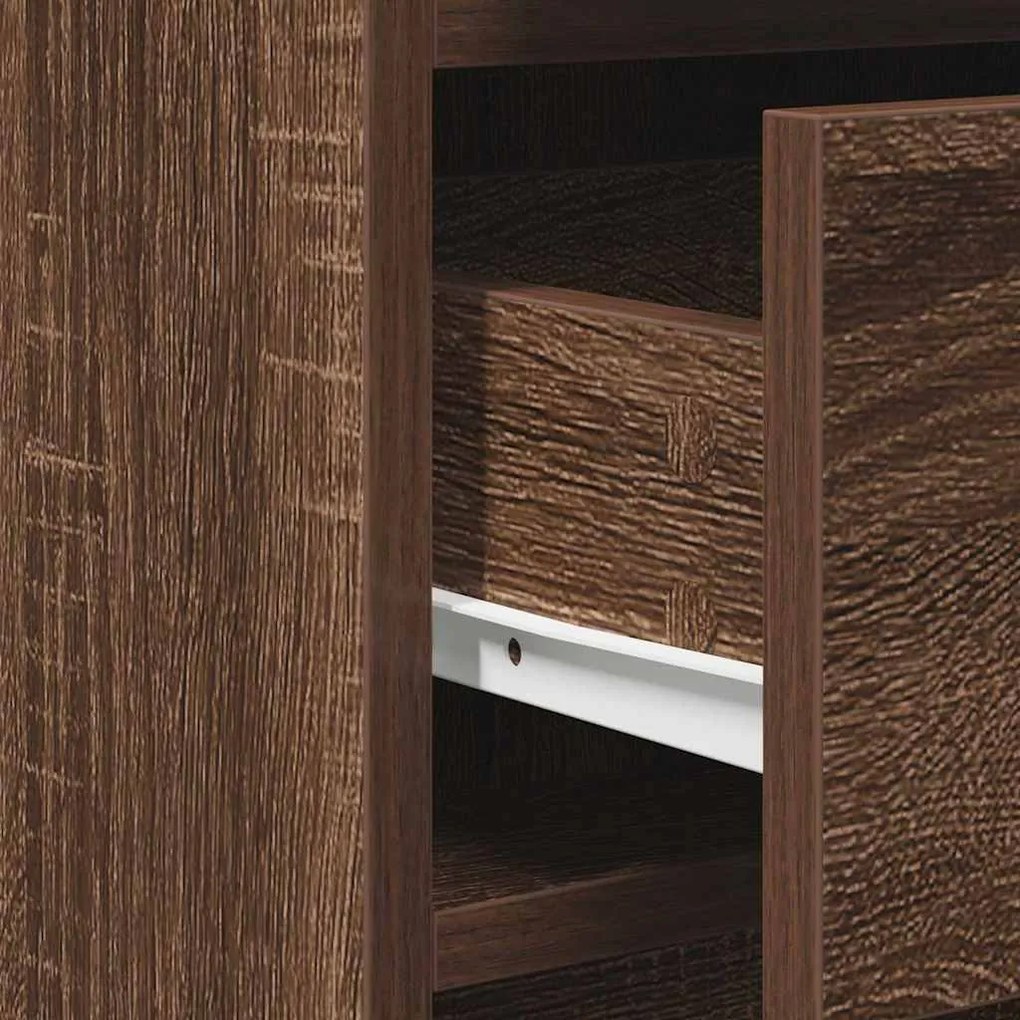Buffet Carvalho Castanho 40x41x75 cm Madeira Engenheirada