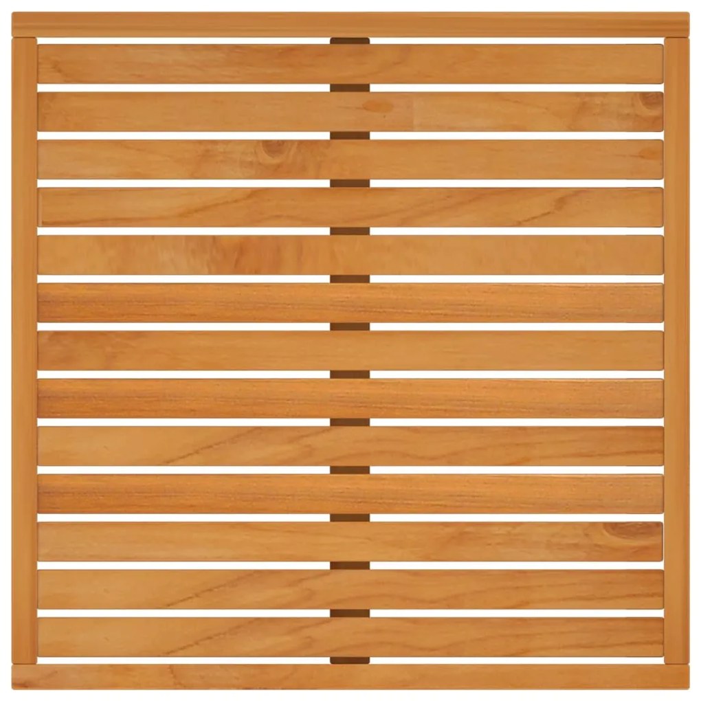 Mesa de jardim 68,5x68,5x24 cm madeira de acácia maciça