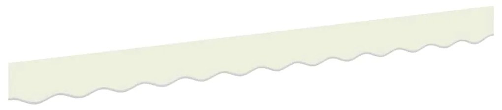 Valância de Toldo para Estrutura de 2,5 m Creme 2,3 x 0,2 m