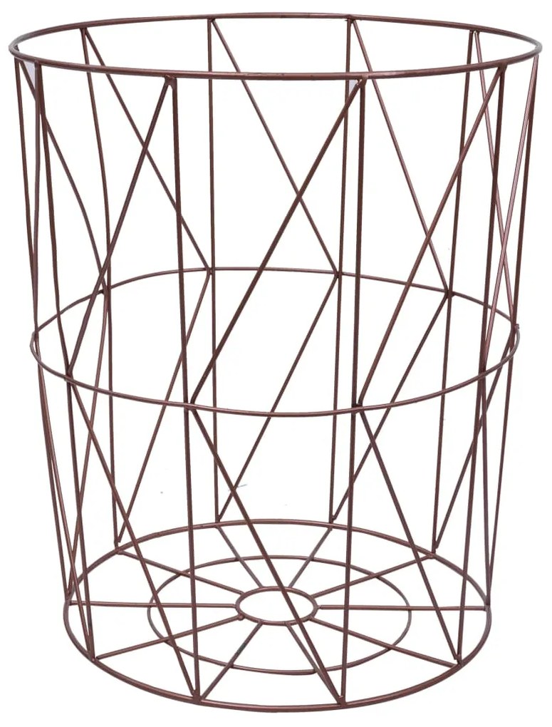 Mesa de centro Ø 47 cm cor cobre