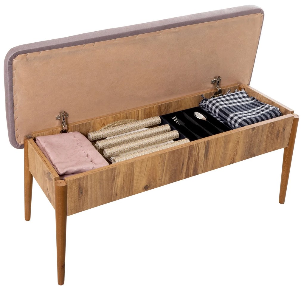 Conjunto de Mesa de Jantar Extensível e Cadeiras Vina – Pinho Atlântic