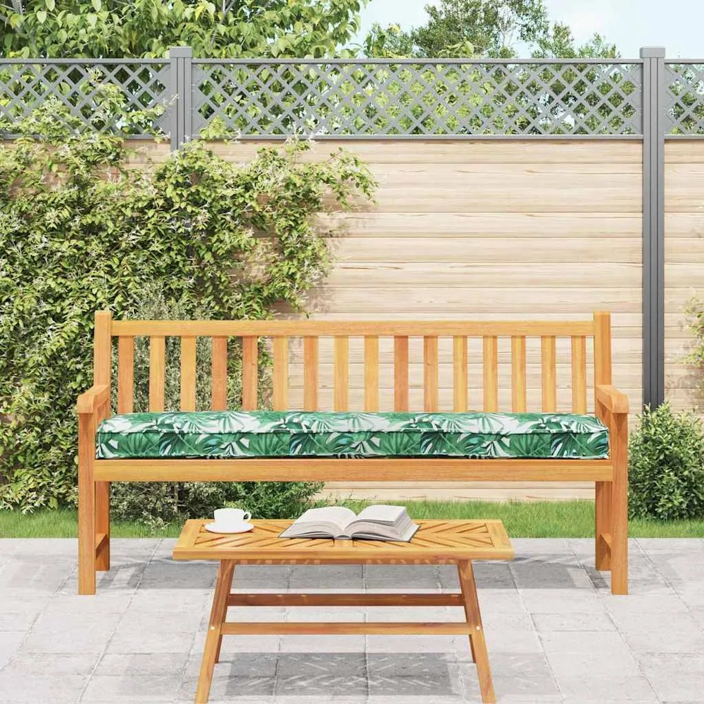 Almofada para Banco de Pallet Padrão de Folha 180x40x8 cm Tecido Oxfor