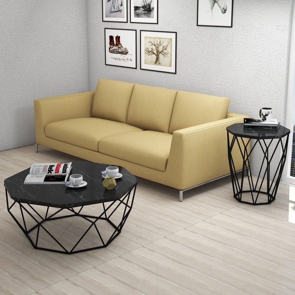 Mesa de Apoio Sofya – Preto – 46x57x46 cm