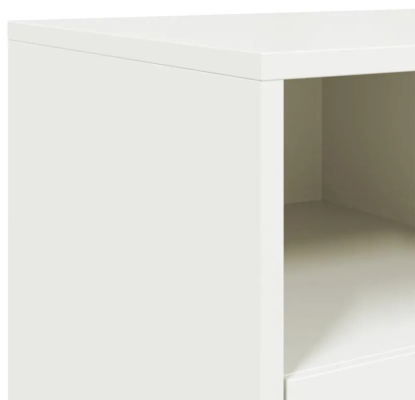 Móvel de TV 68x39x60,5 cm aço branco