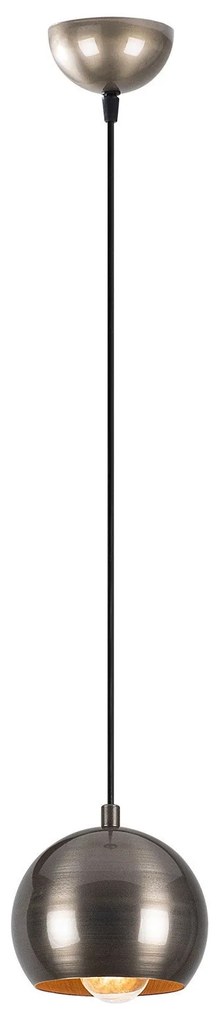 Candeeiro de Teto Berceste – Prateado – 15 x 30 cm