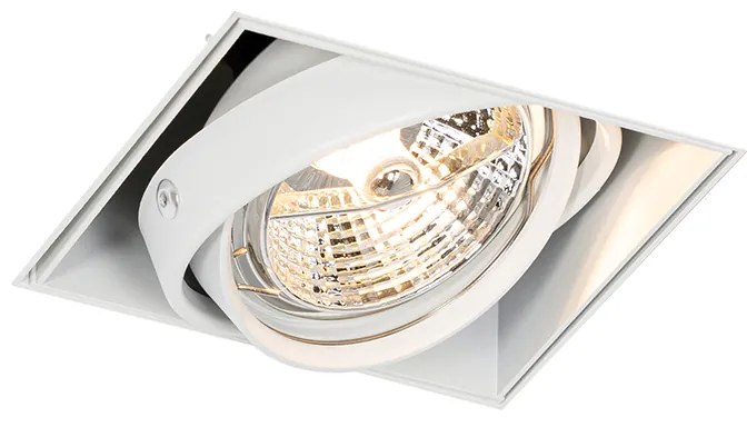 Foco embutido branco GU10 AR70 sem moldura - Oneon Moderno