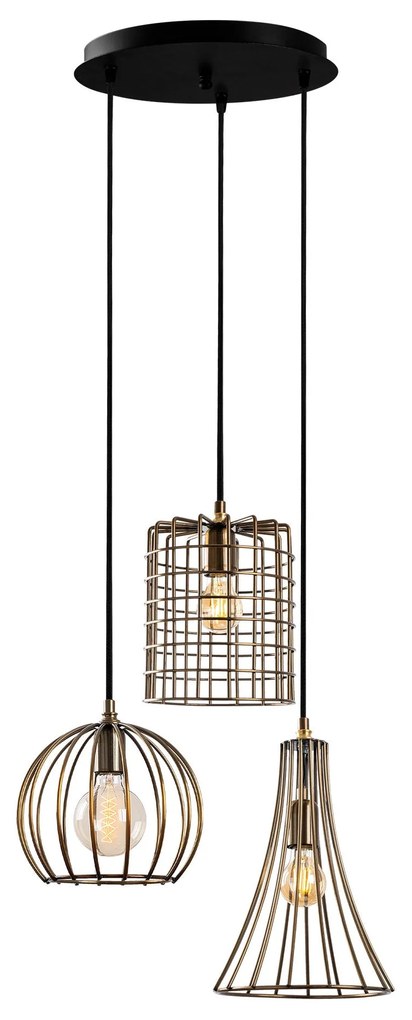 Candeeiro Teltrio – Antique – 52 x 41 x 49-129 cm
