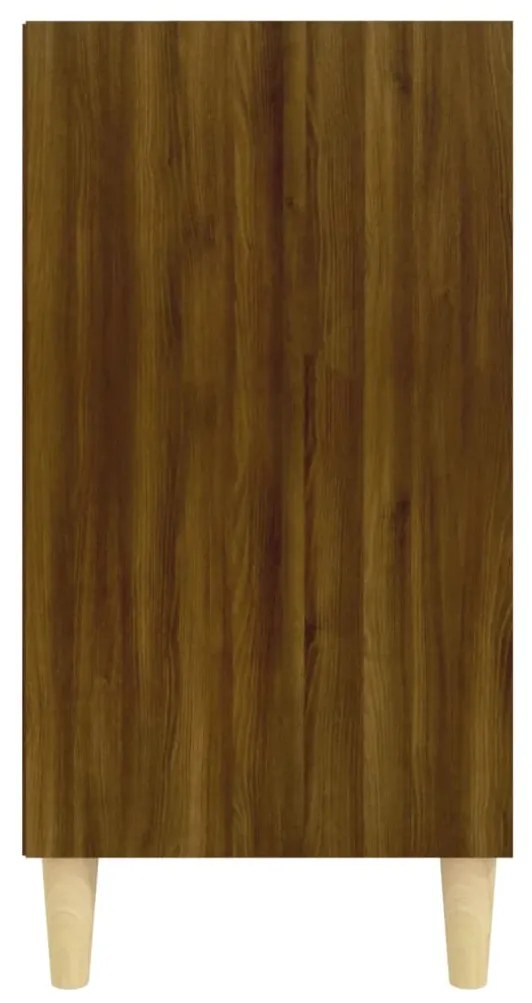Aparador 57x35x70 cm derivados de madeira carvalho castanho