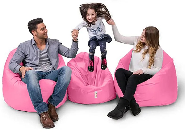 Pufe de Jardim Iyzi 100 – Rosa – 100x100x65 cm | Tribo Home