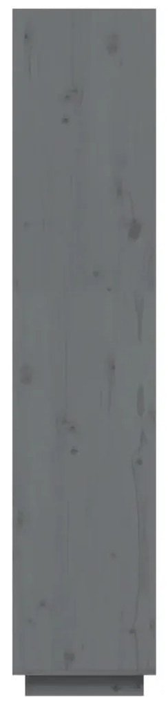 Estante/divisória 40x35x167 cm pinho maciço cinzento