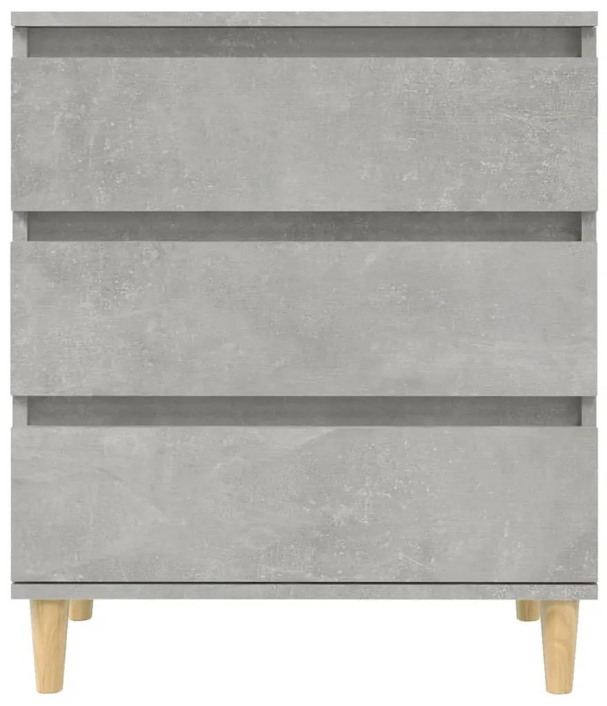 Aparador 60x35x70 cm derivados de madeira cinzento cimento