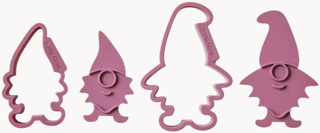 Cortadores de bolachas Lutin, conjunto de 4