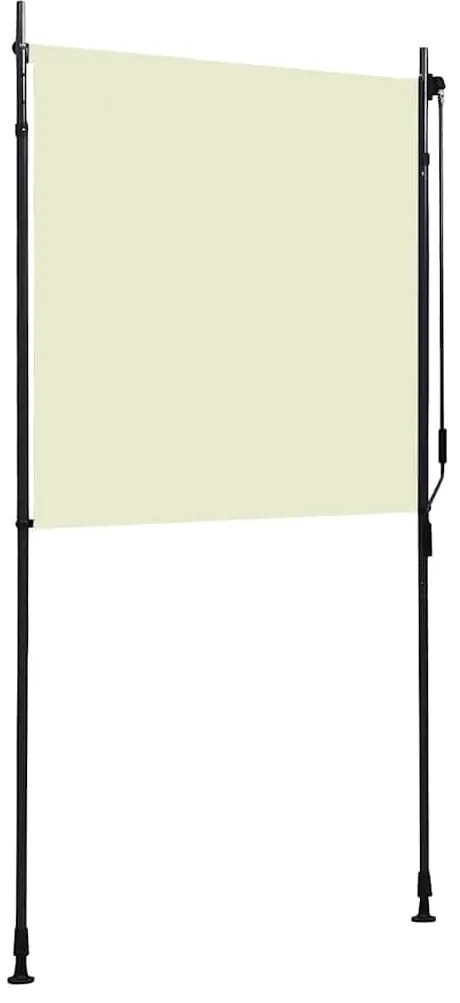 Estore de rolo para exterior 120x270 cm creme