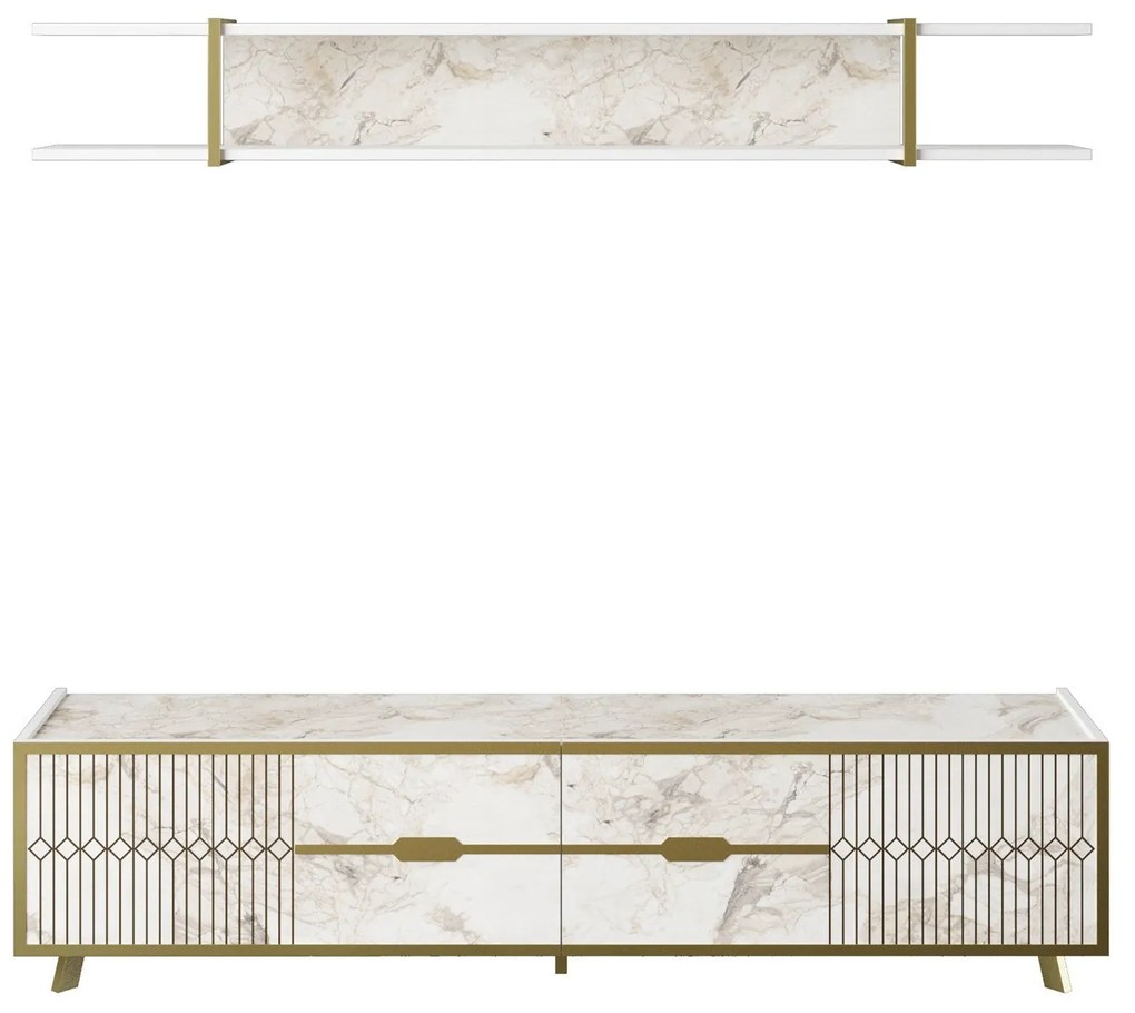 Unidade TV Frida – Branco – 180x43x37 cm