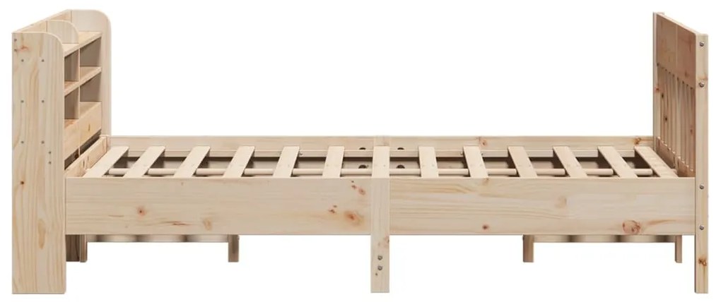 Cama sem colchão 140x190 cm madeira de pinho maciça