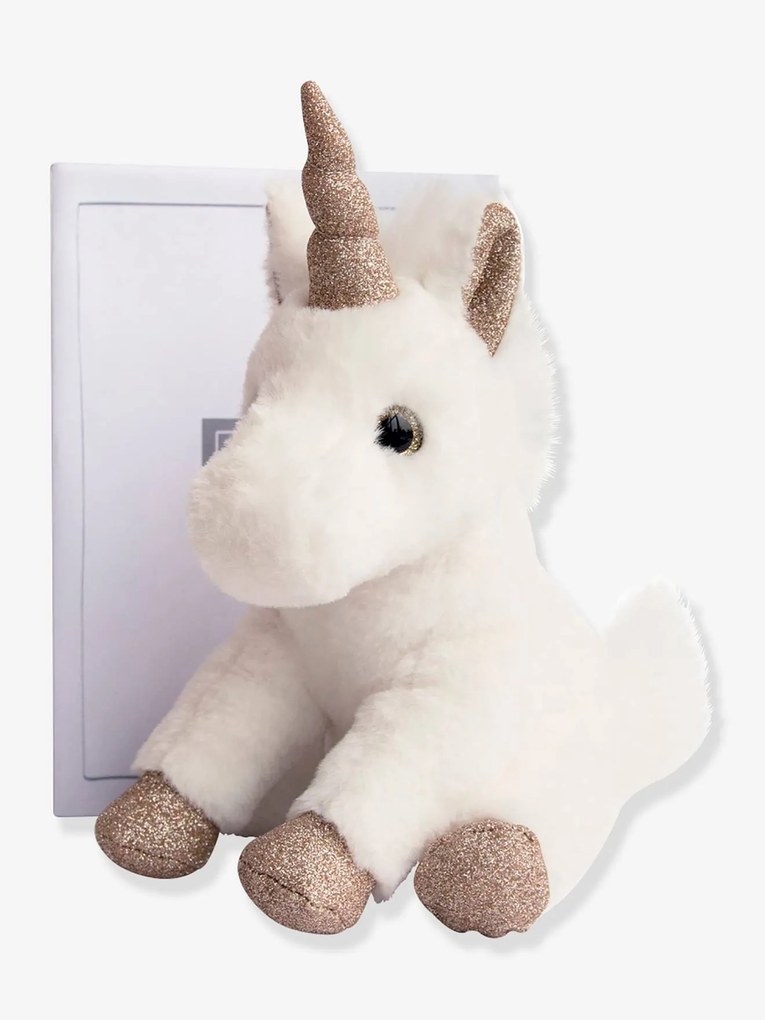 Peluche unicórnio - HISTOIRE D'OURS branco