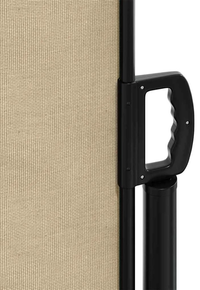 Toldo lateral retrátil 200x600 cm bege