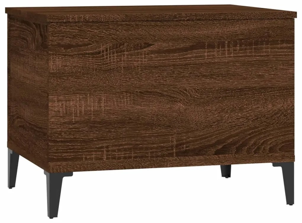 Mesa centro 60x44,5x45 cm derivados madeira carvalho castanho