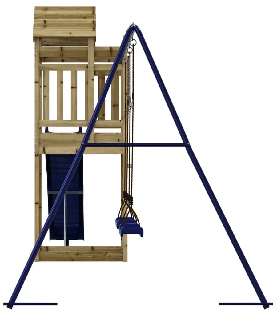 Conjunto de brincar para exterior madeira de pinho impregnada