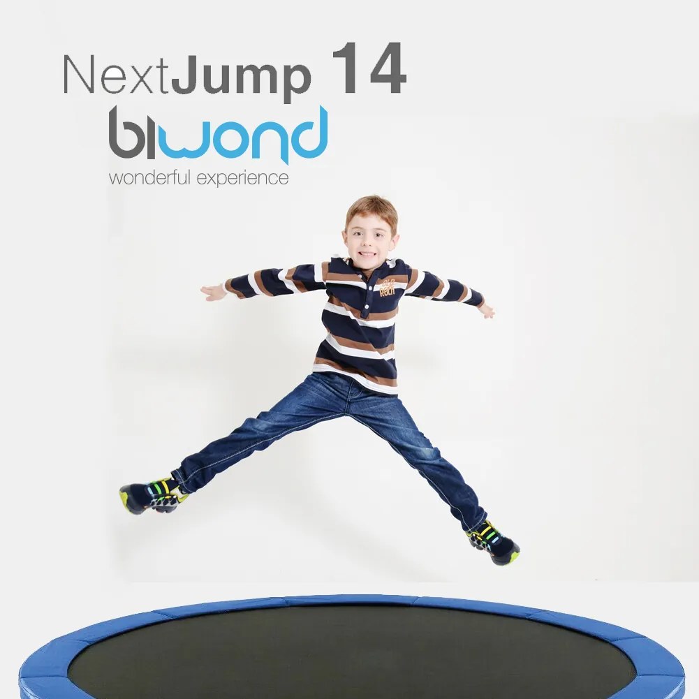 Trampolim Cama Elástica 4.27m NextJump 14 Biwond Preta