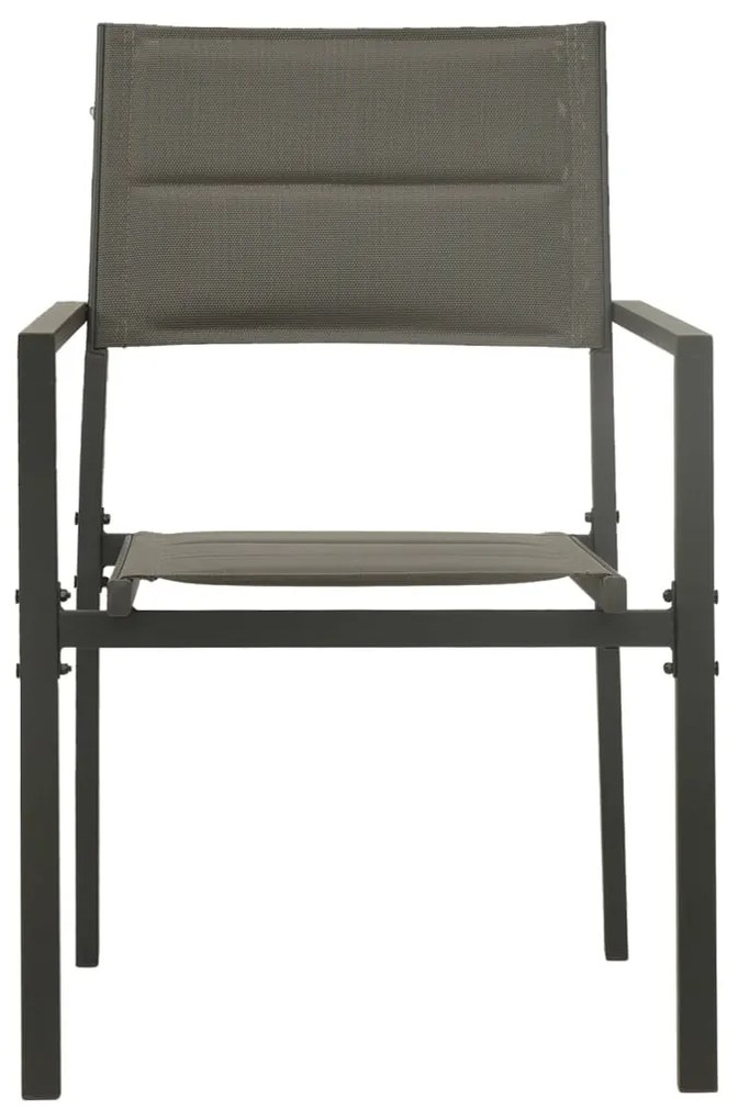 3 pcs conjunto de jantar para exterior aço