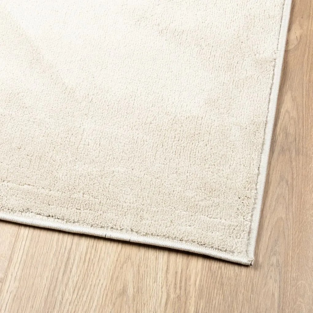 Tapete de pelo curto OVIEDO 80x200 cm bege