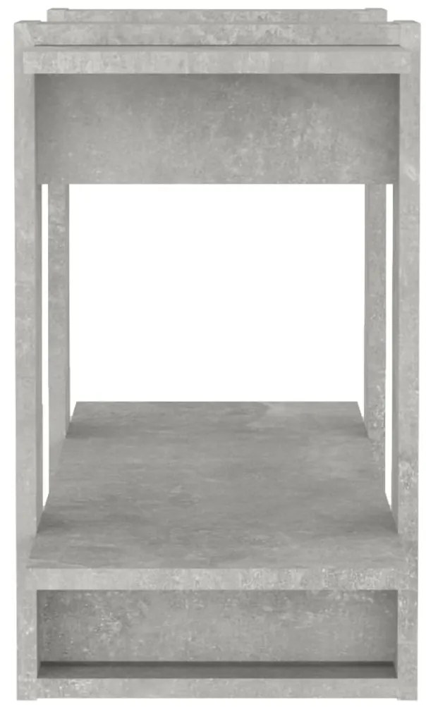 Estante/divisória 80x30x51 cm cor cinzento cimento