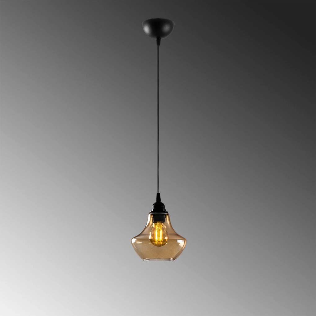 Chandelier Gold – Preto e Dourado – 17 x 17 cm