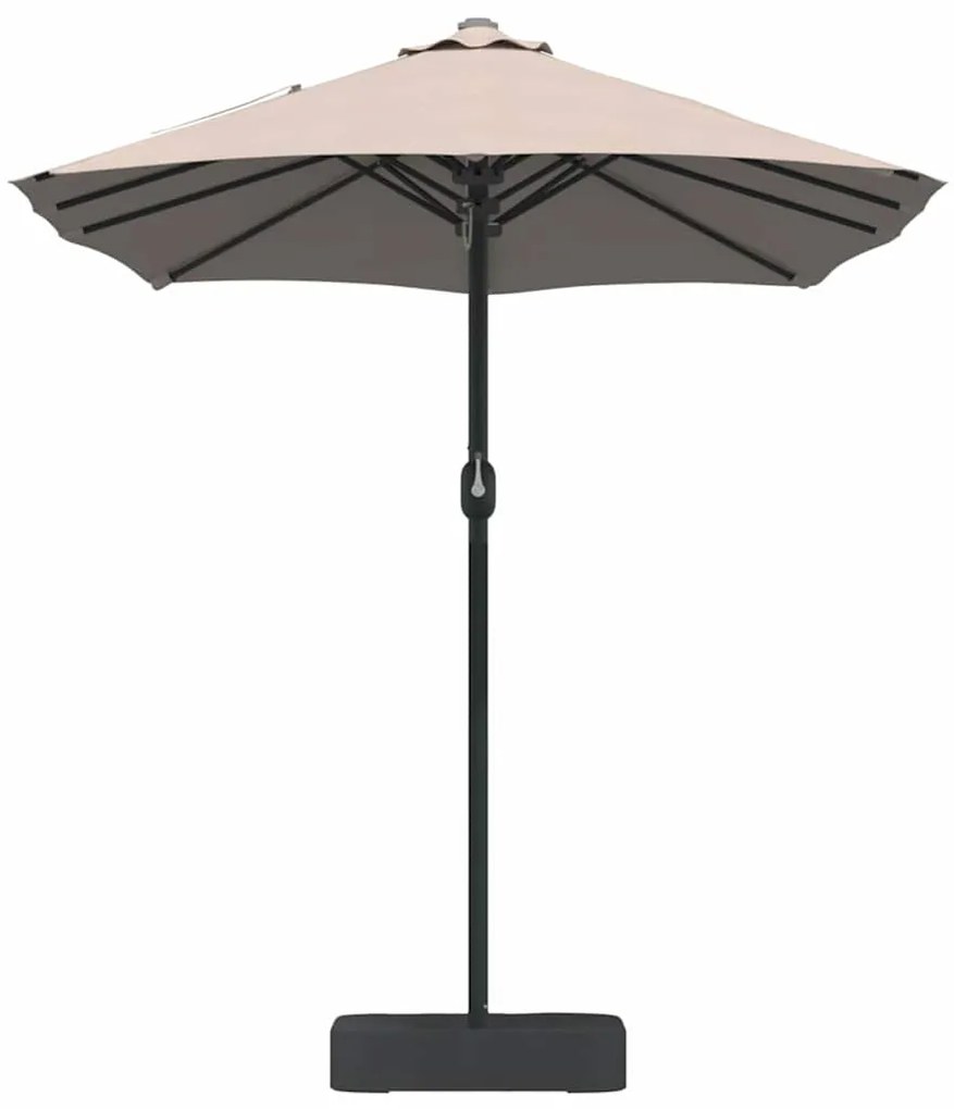 Guarda-sol de Jardim Cinzento-acastanhado 385 x 209 x 244 cm