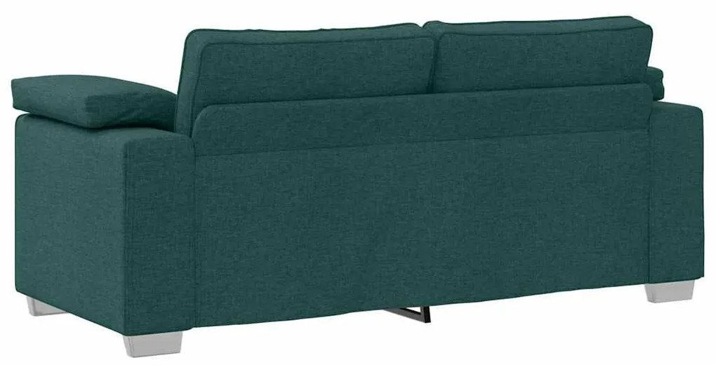 Sofá Loveseat Verde Escuro 140cm Tecido