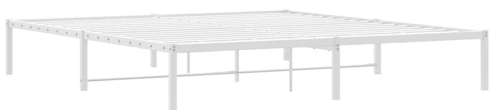 Estrutura de cama 180x200 cm metal branco